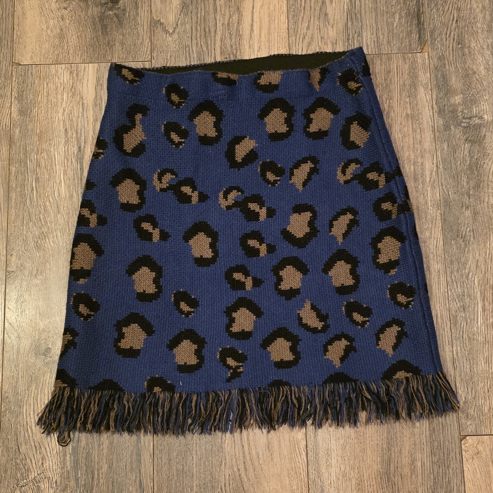 Moon River Textured Knit Skirt